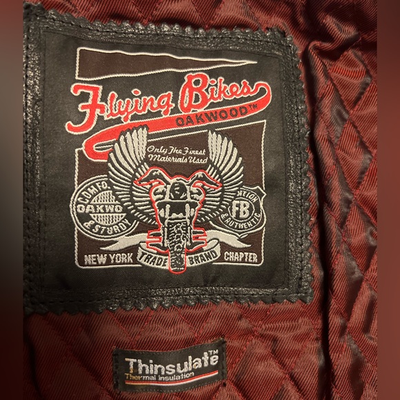 Ladies NWOT leather motorcycle jacket - Picture 3 of 9